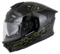Scorpion Exo-530 Air Fond Full-Face Helmet, black-yellow, size 2XL for Men