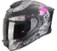 Scorpion EXO-530 Air Hadji, full face helmet L Matt Black/Grey/Pink