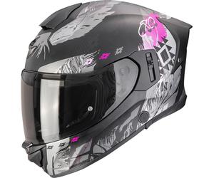 SCORPION EXO-530 AIR HADJI Integralhelm matt schwarz-pink XS