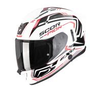 Scorpion Exo-530 Air Slope Full-Face Helmet, black-white-red, size L for Men