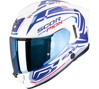 Scorpion Exo-530 Air Slope Full-Face Helmet, white-red-blue, size XL for Men