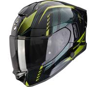Scorpion Exo-530 Air Theras Full-Face Helmet, black-green, size 2XL for Men