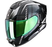 Scorpion Exo-530 Air Theras Full-Face Helmet, black-white-green, size XS for Men