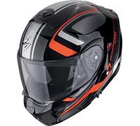 Scorpion EXO-930 Evo Ardens Flip-Up Helmet, black-red-silver, size XS 54 55 for Men