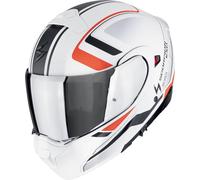 Scorpion EXO-930 Evo Ardens Flip-Up Helmet, black-white-red, size L for Men
