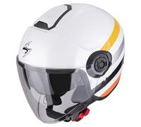 Scorpion EXO-City II Bee Jet Helmet, white-yellow, size S for Men