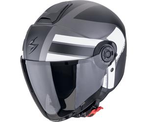 Scorpion EXO-City II Blur Jet Helmet, black-grey-white, size S for Men