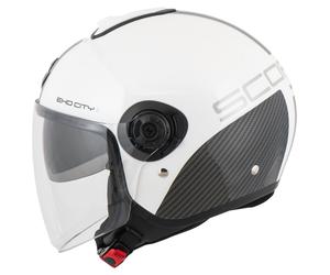 Scorpion Exo-City II Carbo unisex White/Black, XS