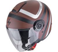 Scorpion EXO-City II Riva Jet Helmet, brown, size XS for Men