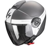 SCORPION EXO-CITY II SHORT jet helmet matt silver-white S
