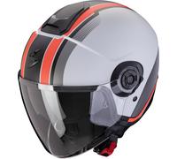 Scorpion Exo-City II Vel Jet Helmet, black/grey/red, size M (57/58)