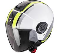 Scorpion Exo-City II Vel Jet Helmet, white/yellow, size XL (60/61)