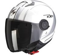 Scorpion EXO-City Scoot Jet Helmet, white-silver, size XS 54 55 for Men