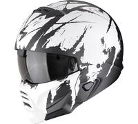 SCORPION EXO-COMBAT II MARAUDER Integralhelm matt schwarz-weiss L