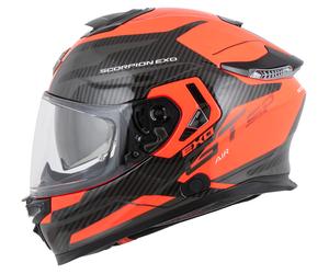 Scorpion Exo-GT SP Air Flex Full-Face Helmet M unisex Black/Neon red, M
