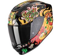 Scorpion Exo-JNR Air Yucatan Kids Helmet, black-red-yellow, size M
