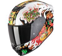 Scorpion Exo-JNR Air Yucatan Kids Helmet, black/white/orange, size Y/M (50/51)