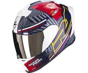 SCORPION EXO-R1 EVO AIR VICTORY full face helmet red-blue-yellow XL
