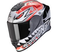 Scorpion EXO-R1 Evo Air Zaccone Replica Helmet, black-red-silver, size L for Men