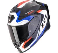 Scorpion EXO-R1 Evo Carbon Air Propel Full-Face Helmet, black-white-red, size L for Men