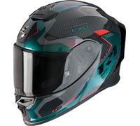 Scorpion EXO-R1 Evo Carbon Air Propel, full face helmet XS Black/Dark Green/Grey