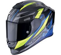 Scorpion EXO-R1 Evo Carbon Air Runner, full face helmet M Black/Blue/Grey/Neon-Yellow