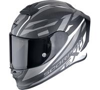 Scorpion EXO-R1 Evo Carbon Air Runner, full face helmet XL Matt Black/White/Grey