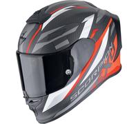 Scorpion EXO R1 Evo Carbon Air Runner Helmet, black matt/red/white, size L (59/60)