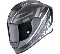 Scorpion EXO R1 Evo Carbon Air Runner Helmet, black-white, size L for Men