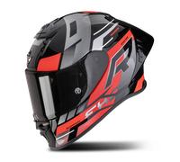 Scorpion EXO-R1 Evo II Air Adrenaline Full-Face Helmet, black-red, size S for Men