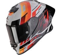 Scorpion EXO-R1 Evo II Air Adrenaline Full-Face Helmet, grey/black/red, size S (55/56)
