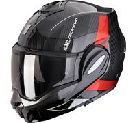 Scorpion EXO-Tech Evo Carbon Cad, modular helmet XL Black/Red