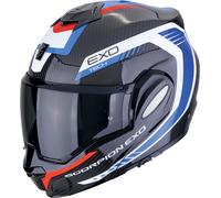 Scorpion EXO-Tech Evo Carbon Cosy, modular helmet L Black/White/Blue/Red