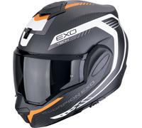 Scorpion EXO-Tech Evo Carbon Cosy, modular helmet L Matt Black/White/Orange