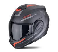 Scorpion EXO-Tech EVO Carbon Modular Helmet Matt Black/RedL Matt Black,Red