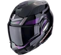 Scorpion EXO Tech Evo Conquer Helmet, black-purple, size 2XL for Men