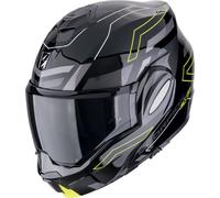 Scorpion EXO Tech Evo Conquer Helmet, black-yellow, size L for Men