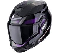 Scorpion EXO Tech Evo Conquer Helmet, black-purple, size XS for Men