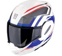 Scorpion EXO-Tech Evo Furio, modular helmet L White/Grey/Red/Blue