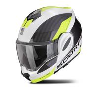 Scorpion Exo-Tech Evo Team Helmet, black-white-yellow, size XS 54 55 for Men