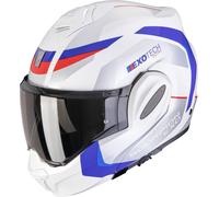 Scorpion Exo-Tech Evo Pro Acuti Flip-Up Helmet, white/blue/red, size XXL (62/63)