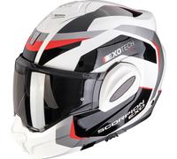 Scorpion EXO-Tech Evo Pro Acuti, modular helmet XS White/Grey/Black/Red