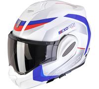 Scorpion EXO-Tech Evo Pro Acuti, modular helmet XS White/Silver-Blue/Red