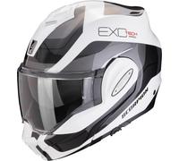 SCORPION EXO-TECH EVO PRO COMMUTA flip-up helmet white-silver XXL