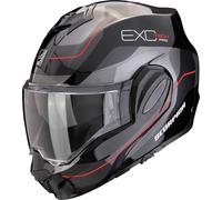 Scorpion Exo-Tech Evo Pro Commuta Helmet, black/silver/red, size XS (54/55)