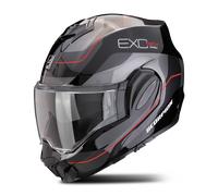 Scorpion EXO-TECH EVO PRO Commuta Modular Helmet Black/Grey/RedXS Black,Grey,Red