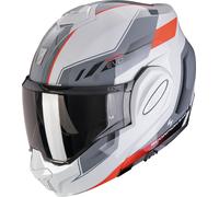 Scorpion Exo-Tech Evo Socius Flip-Up Helmet, grey-silver, size XL for Men