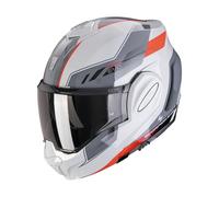 Scorpion Exo-Tech Evo Socius Modular Helmet, Grey/Red, XL (60/61)