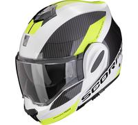 Scorpion Exo-Tech Evo Team Helmet, black-white-yellow, size XS 54 55 for Men