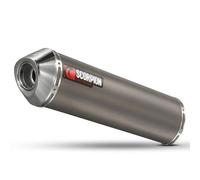 Scorpion Factory Satin Titanium Oval Exhaust - Yamaha YZF 1000 R1 1998 - 2001